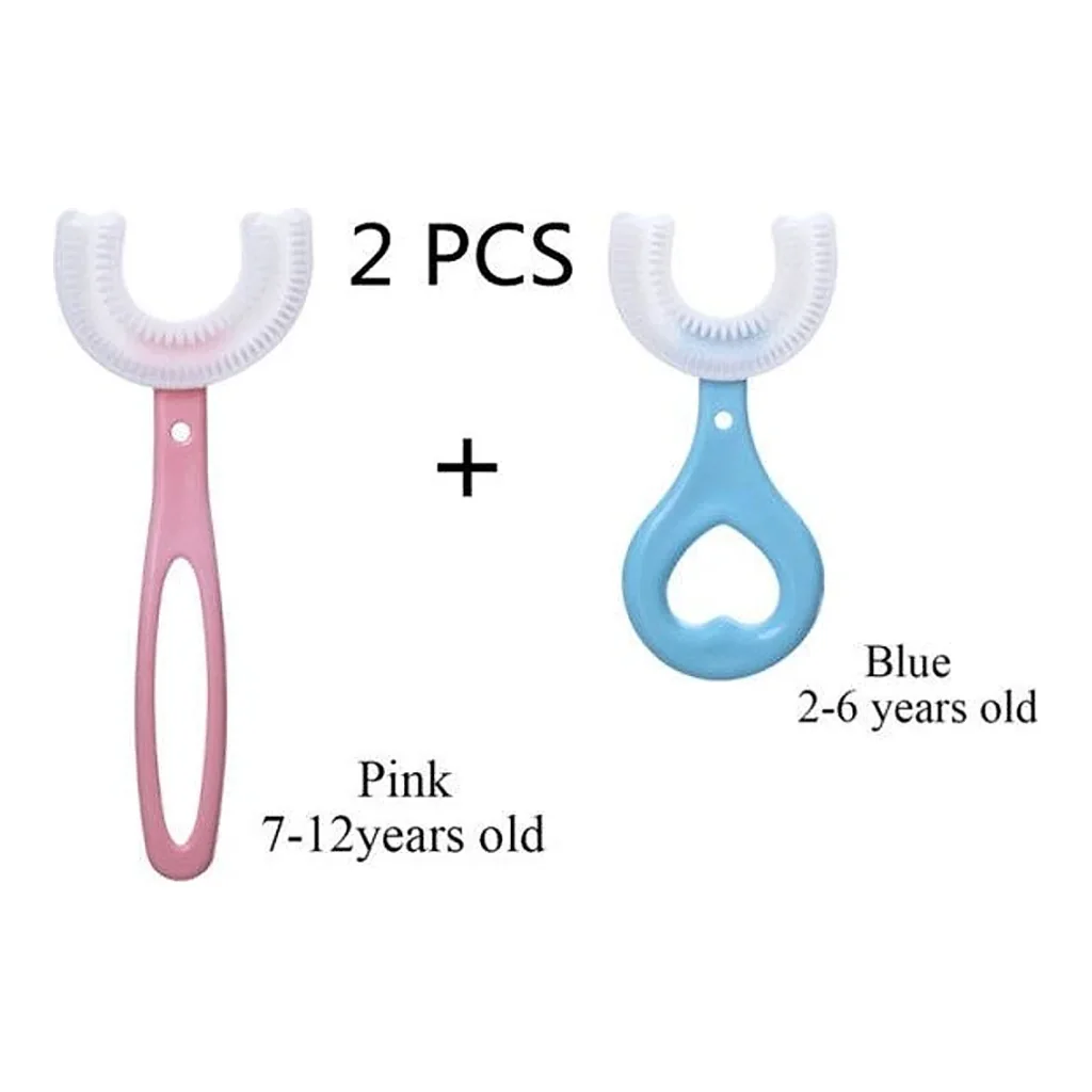 2 escovas infantil 360 graus infantil 2 a 6 anos e 6 a 12 anos (kit 2 peças) — imagem 8