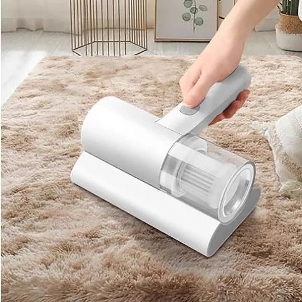 Aspirador portátil anti ácaro sem fio com luz uv