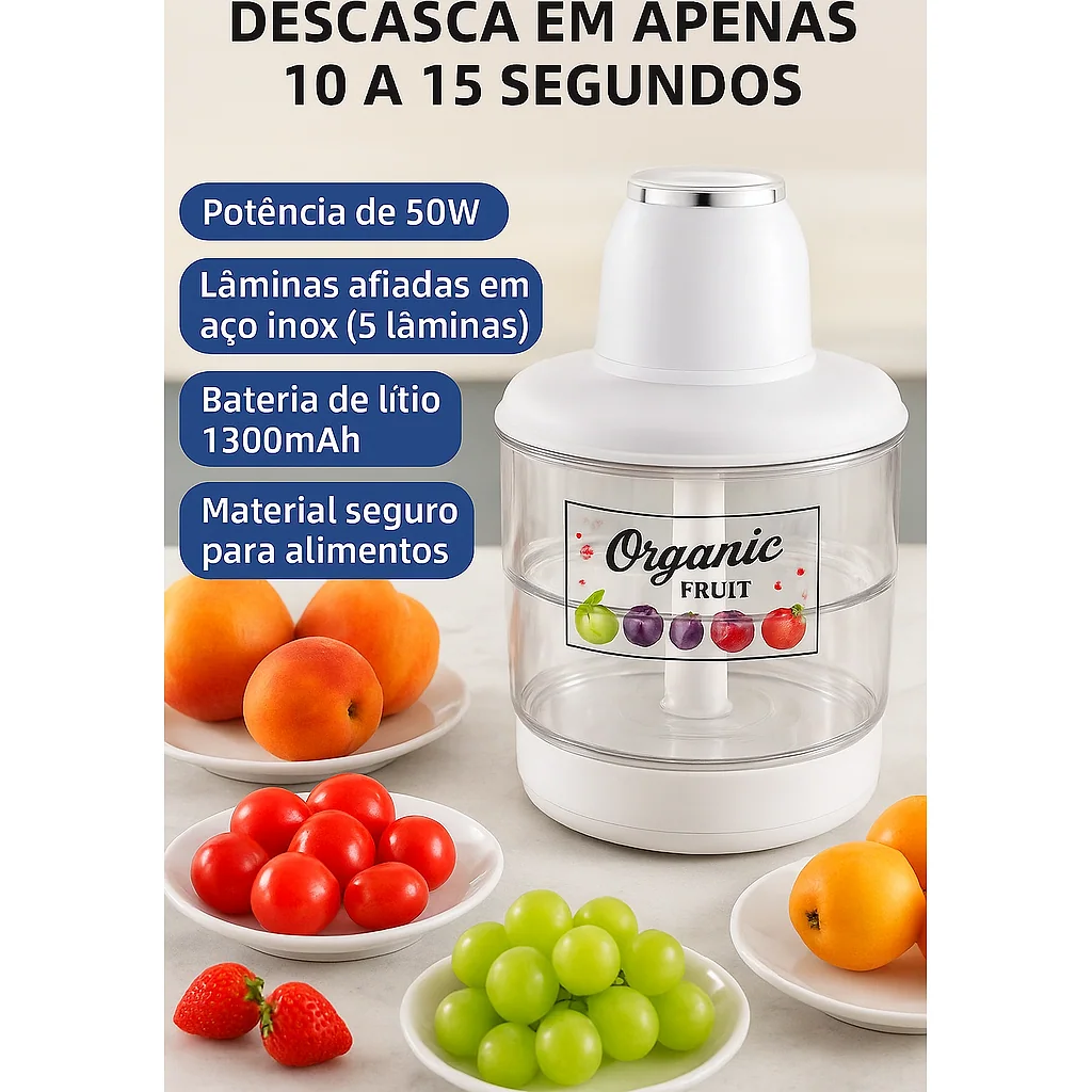 Máquina Automática de Descascar Frutas Portátil — imagem 2