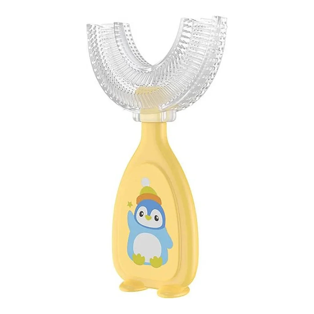 Escova de dente infantil formato u 360 graus — imagem 10
