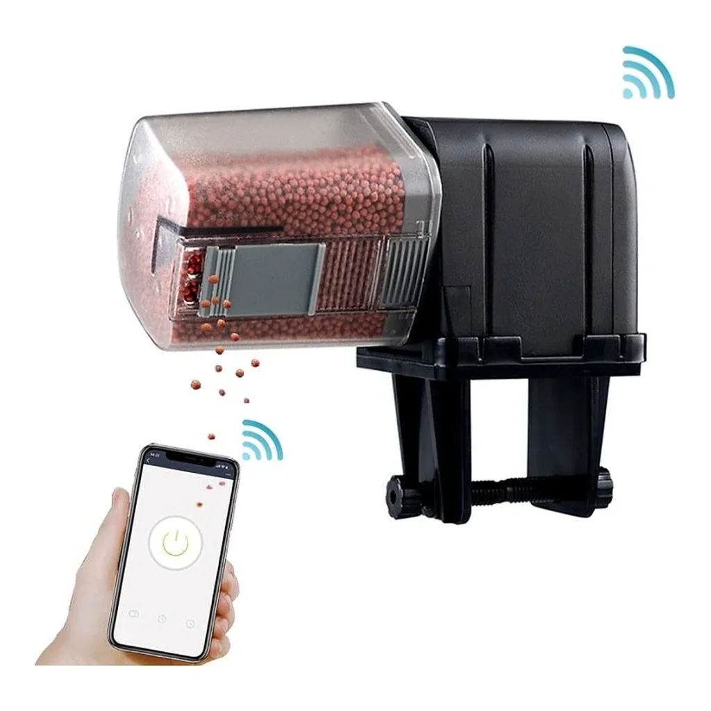Alimentador Automático para Aquário Wi-fi
