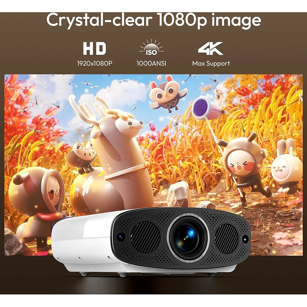Projetor Smart Full HD com Android (aceita 4K)
