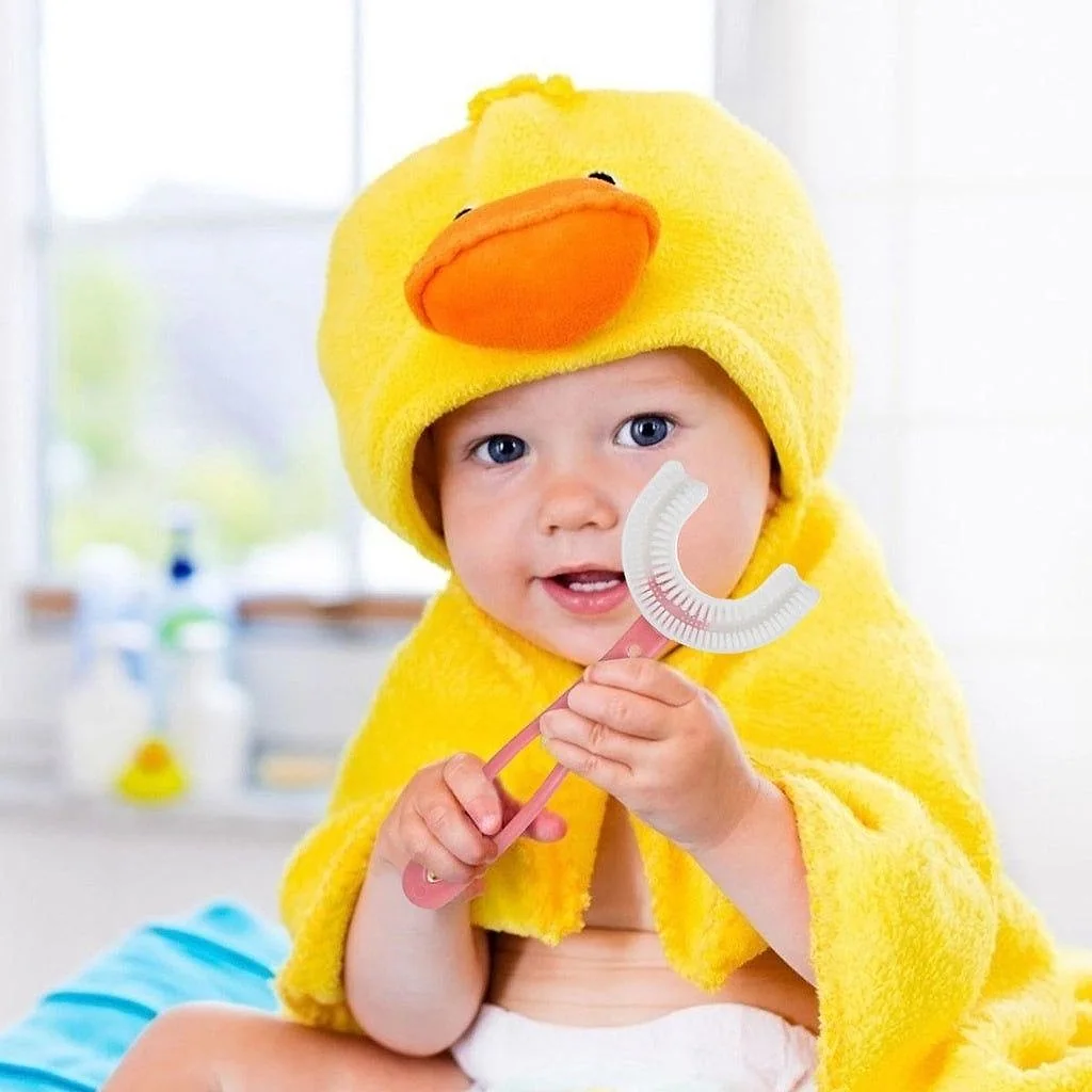 Escova de Dente Infantil 360 em Forma de U 2 a 6 Anos 6 a 12 anos — imagem 6