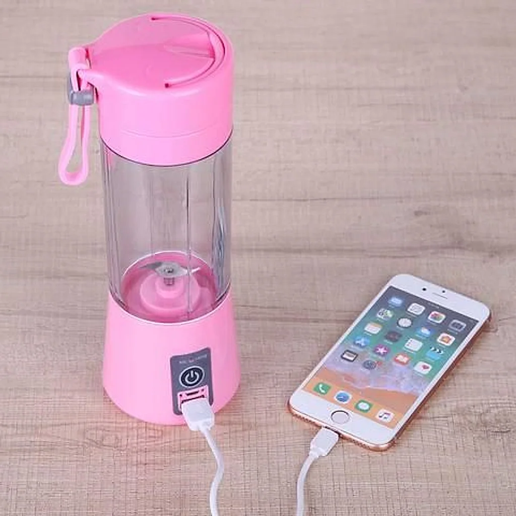 Mini Liquidificador Portátil 380ml 6 Lâminas USB — imagem 10