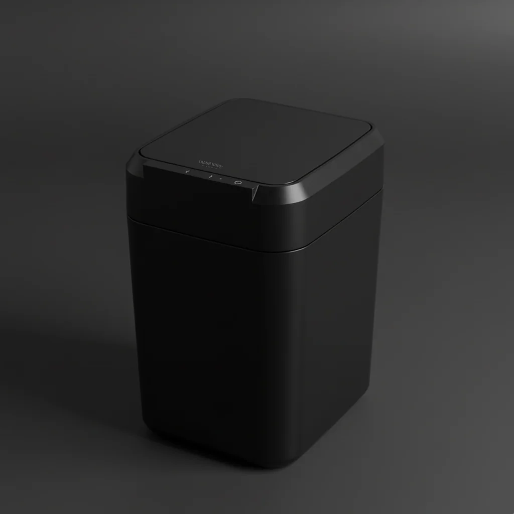 Lixeira Inteligente Touchless 17L Preto Fosco — imagem 13