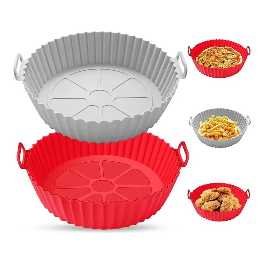 Forma de Silicone para Air Fryer 19cm Antiaderente — imagem 12