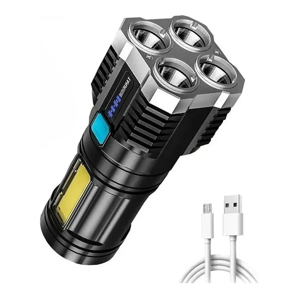 Lanterna led tática potente 4 núcleos — imagem 4