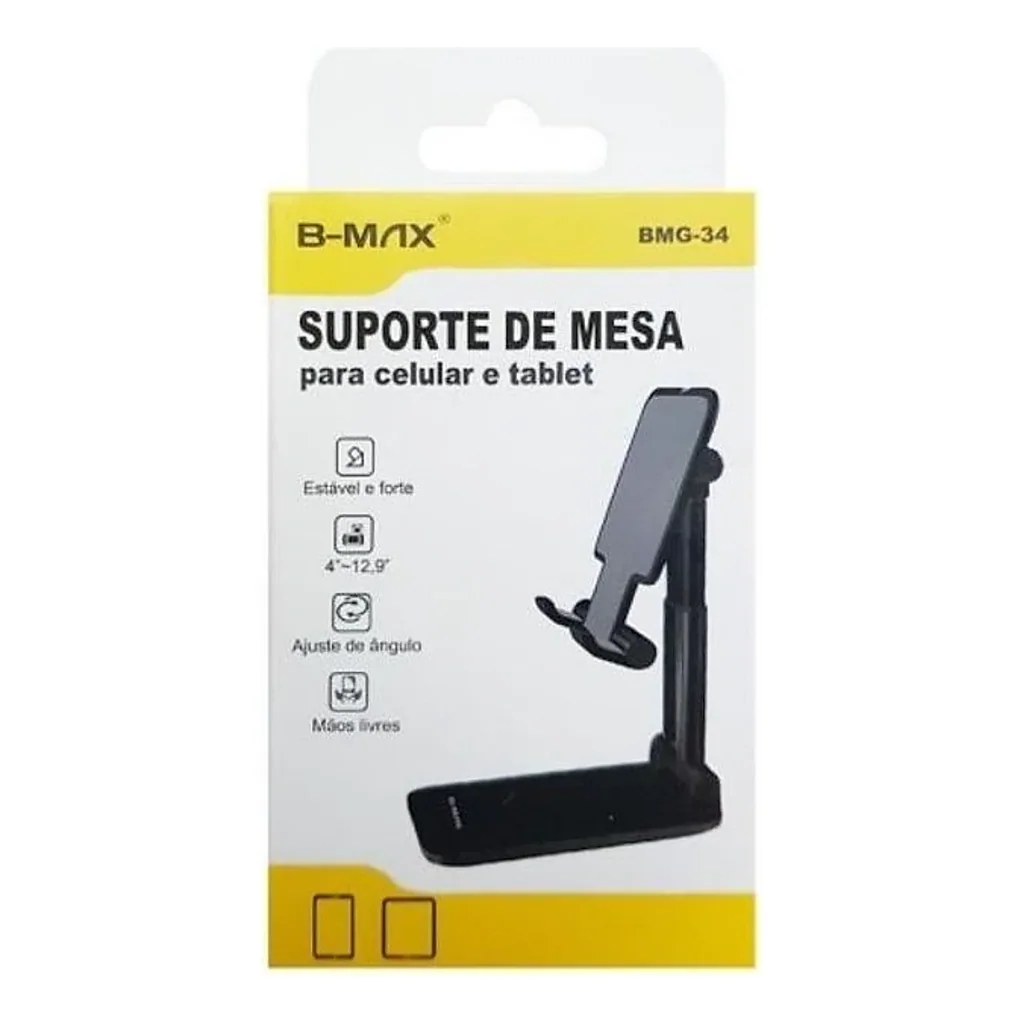 Suporte de mesa para celular e tablet universal ergonômico bmg34 — imagem 4