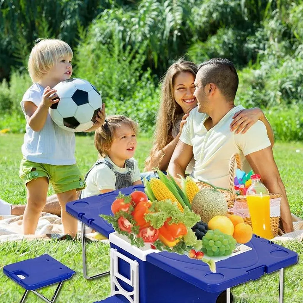 Super Caixa Térmica Cooler Multifuncional 32L 5 em 1 — imagem 2
