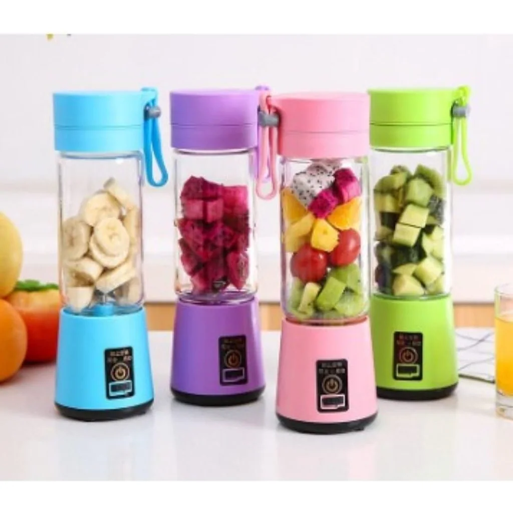 Mini Liquidificador Portátil 380ml 6 Lâminas USB — imagem 11