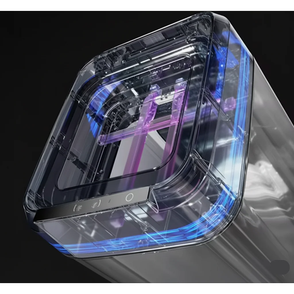 Lixeira Inteligente Touchless 17L Preto Fosco — imagem 8