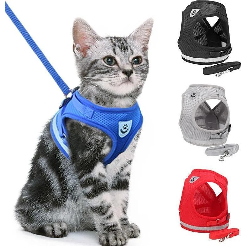 Coleira Peitoral para Gatos