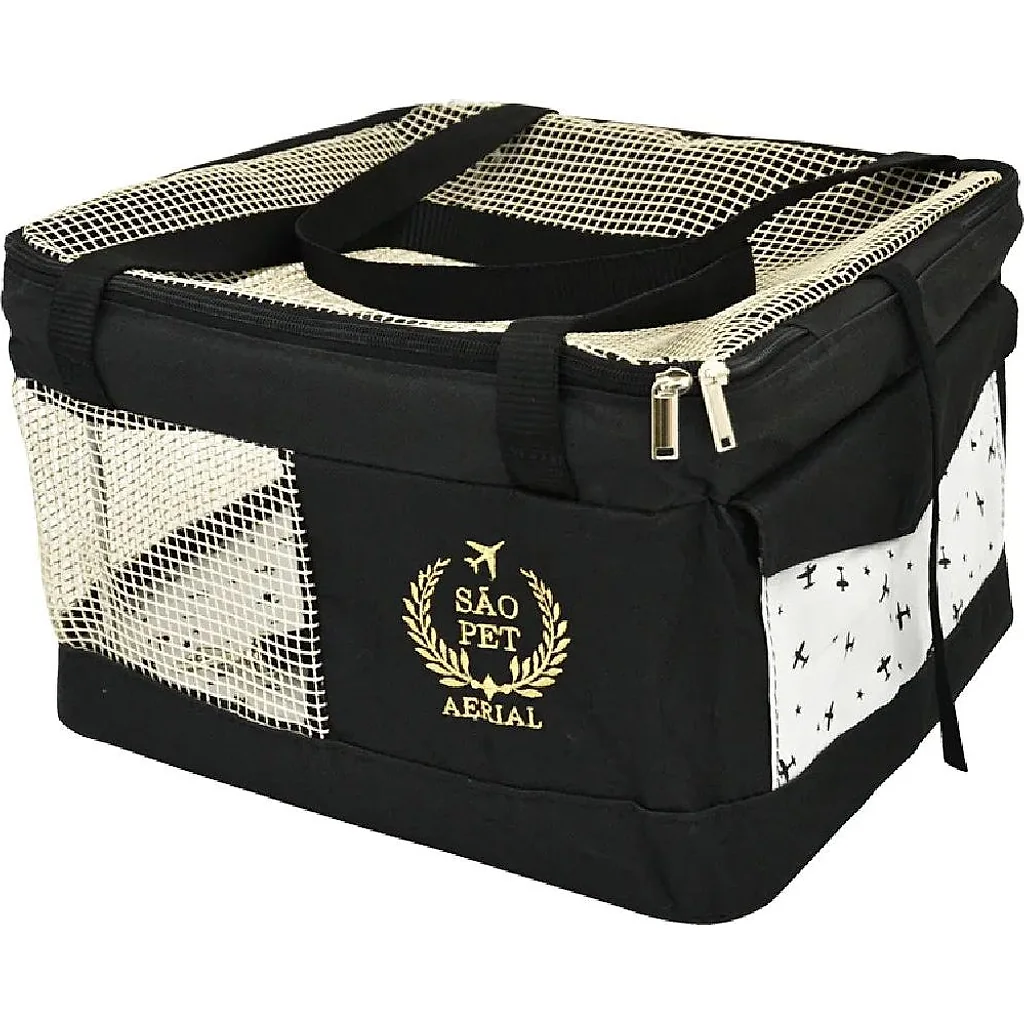 Bolsa De Transportes Pets Em Avião Modelo Gol 43x32x24cm