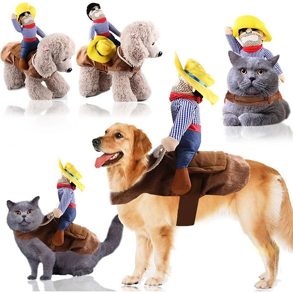 Fantasia Pet Segura Peão | Para Cachorro e Gato — imagem 2