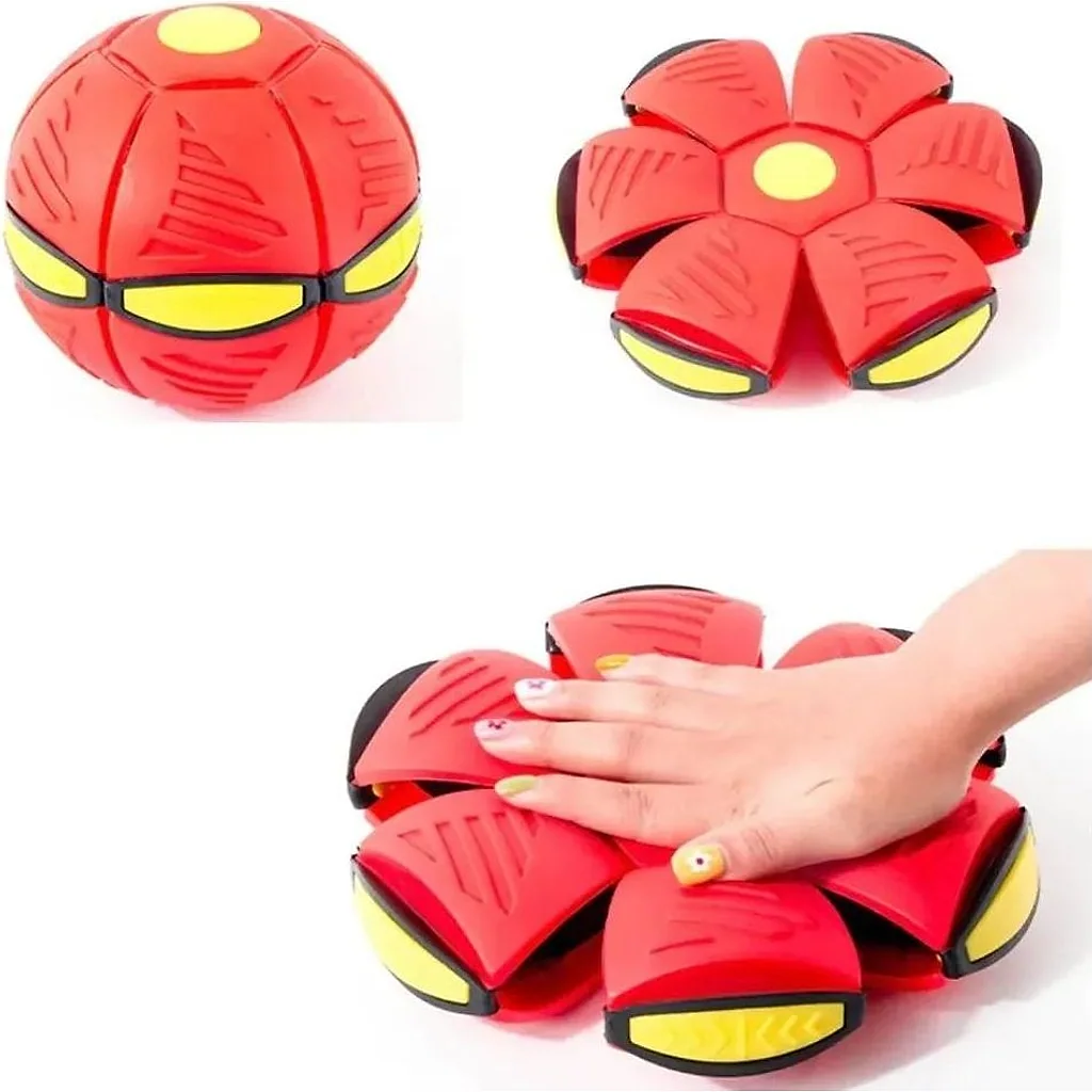 Brinquedo Bola Mágica Transforma Disco Voador Profissional com LED