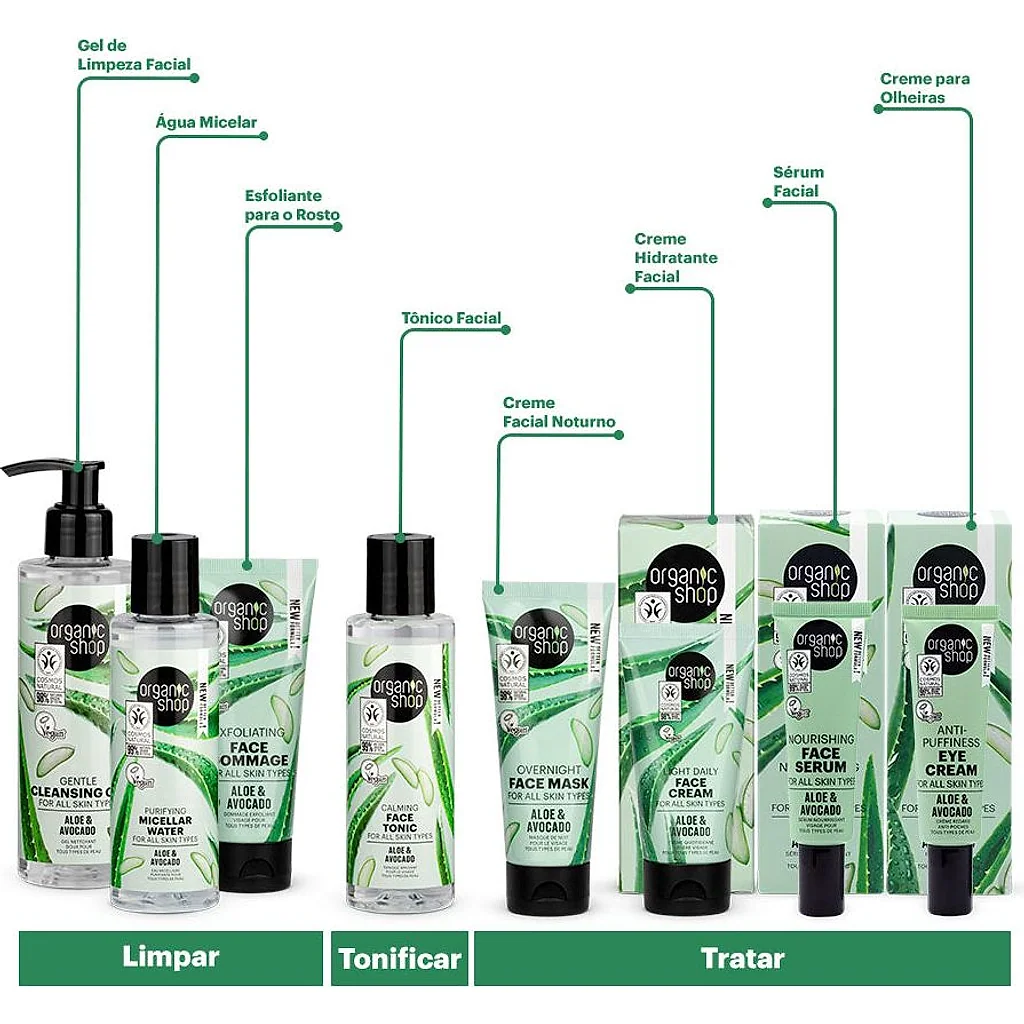 Kit Facial Supremo - Aloe Vera e Abacate Orgânico — imagem 7