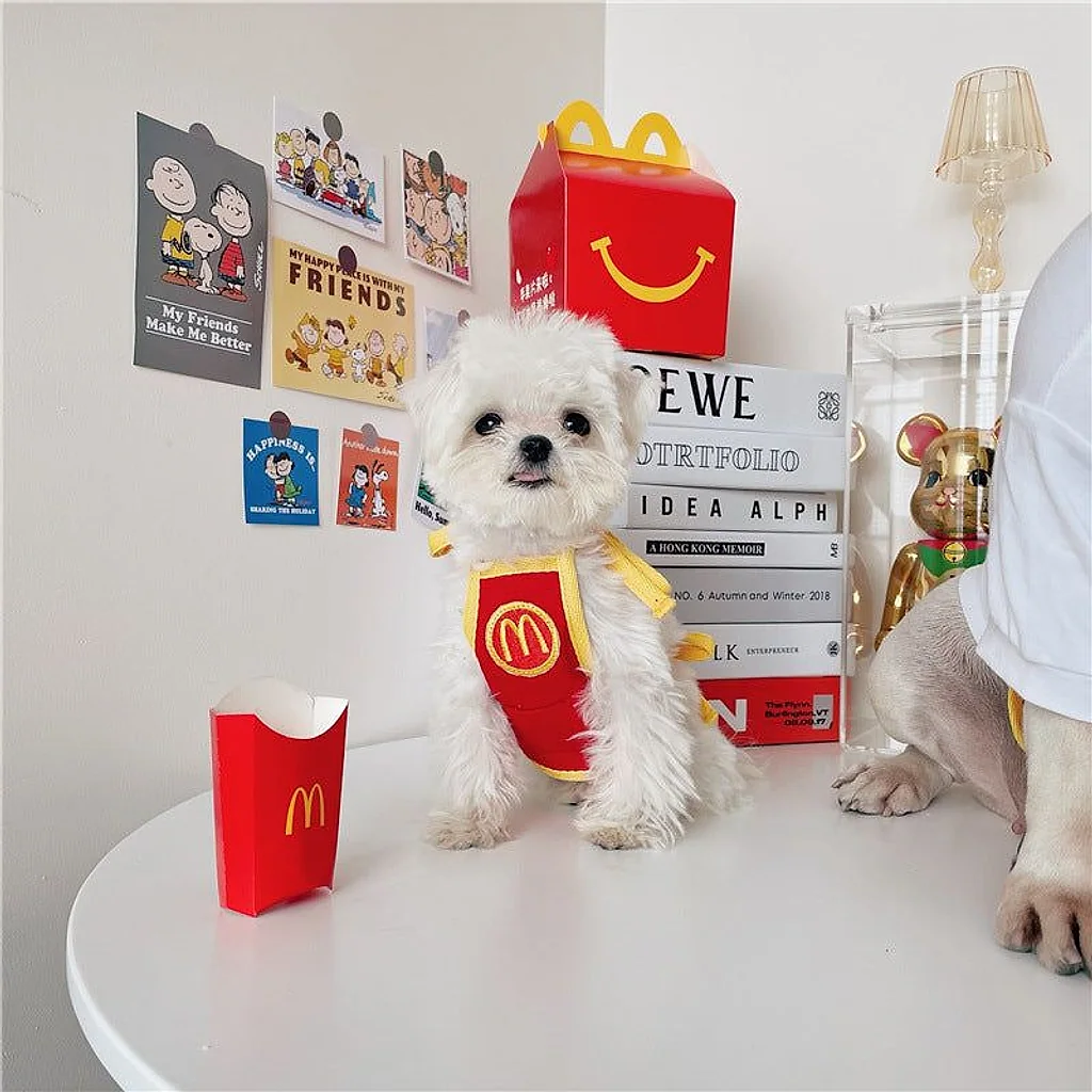 Fantasia Atendente de Fast Food | Para Cachorro e Gato — imagem 2