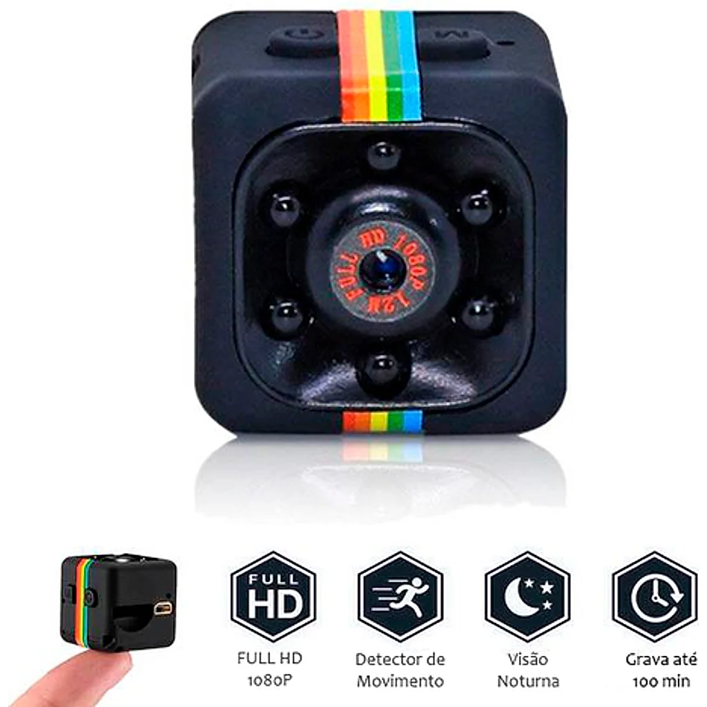 Mini Câmera de Segurança Com Sensor Noturno/SmartCan — imagem 2