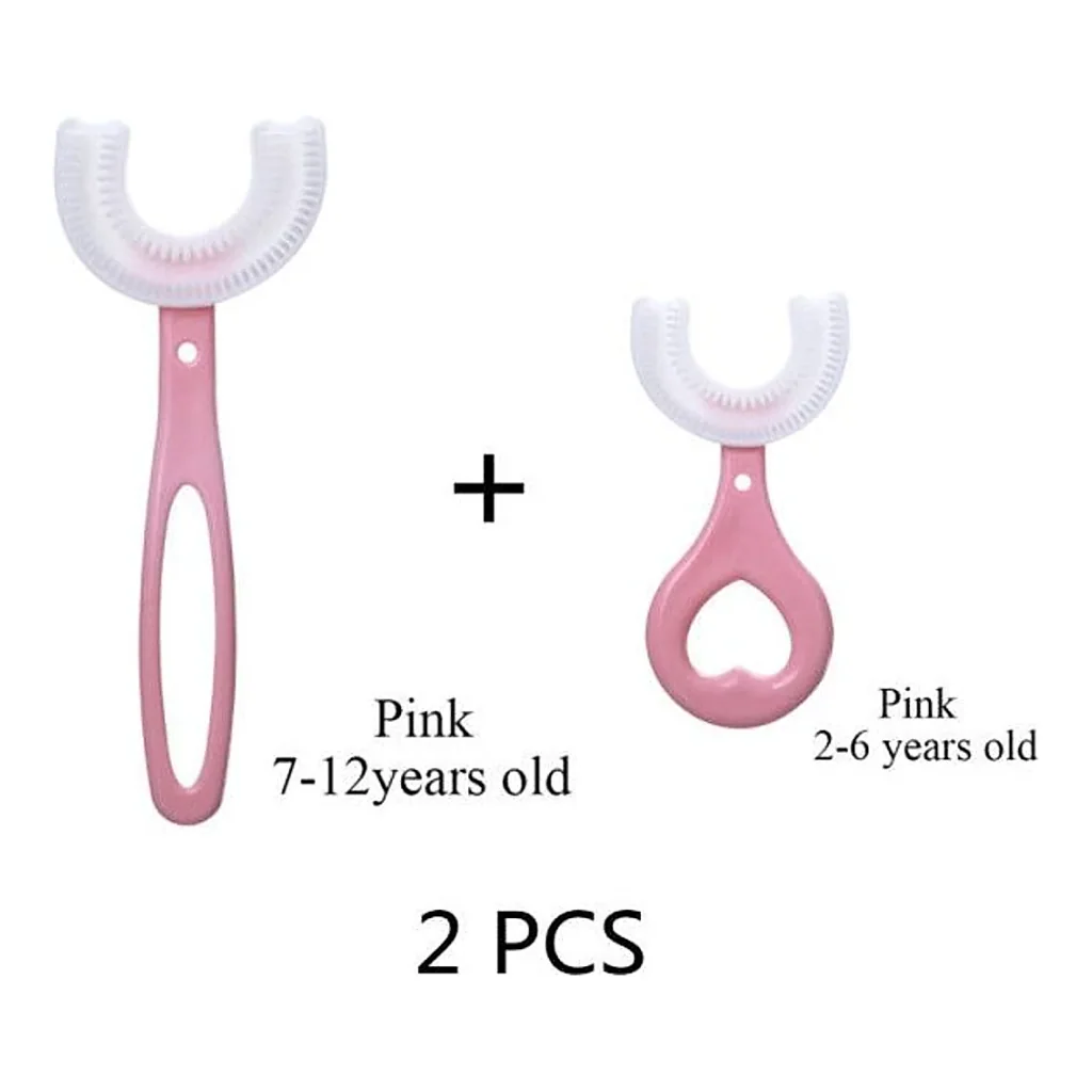 2 escovas infantil 360 graus infantil 2 a 6 anos e 6 a 12 anos (kit 2 peças) — imagem 6