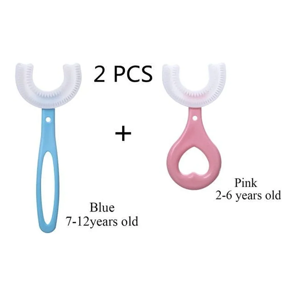 2 escovas infantil 360 graus infantil 2 a 6 anos e 6 a 12 anos (kit 2 peças) — imagem 5