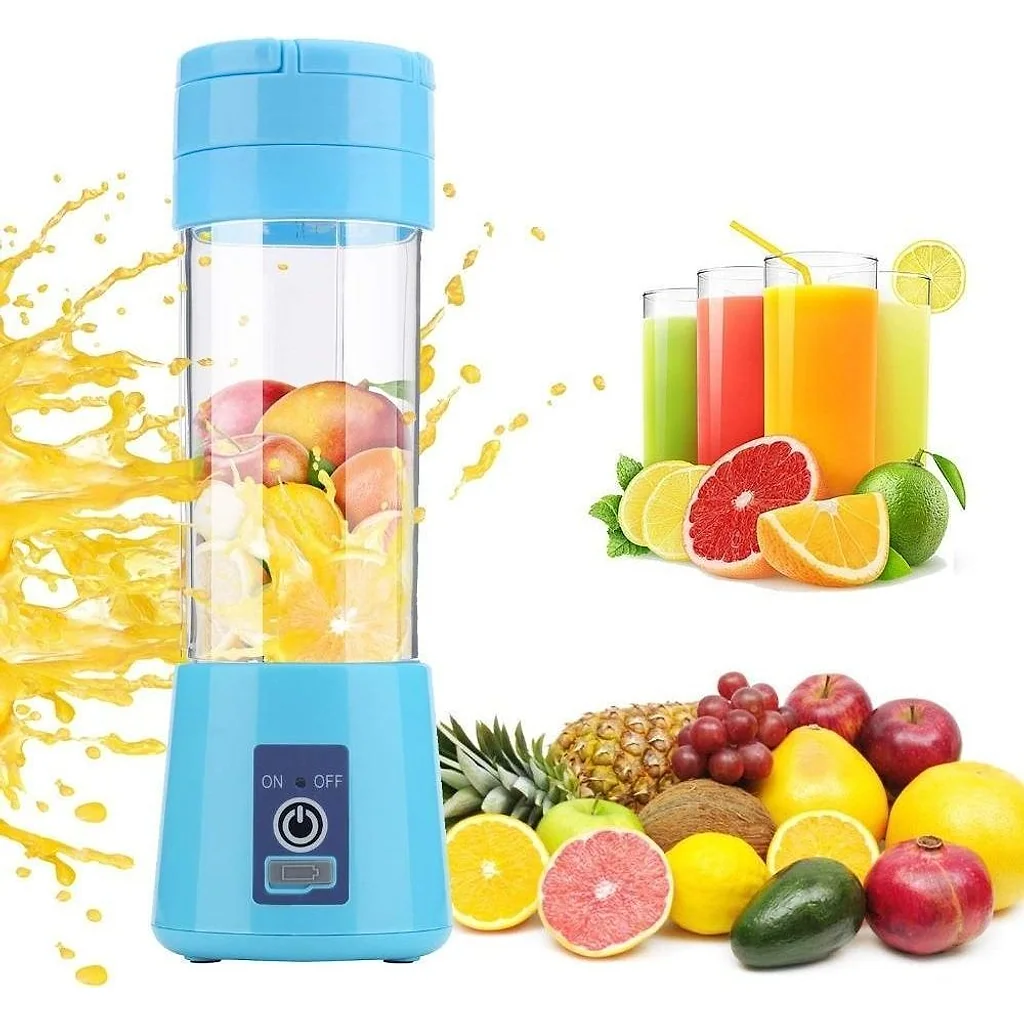 Mini Liquidificador Portátil 380ml 6 Lâminas USB — imagem 22
