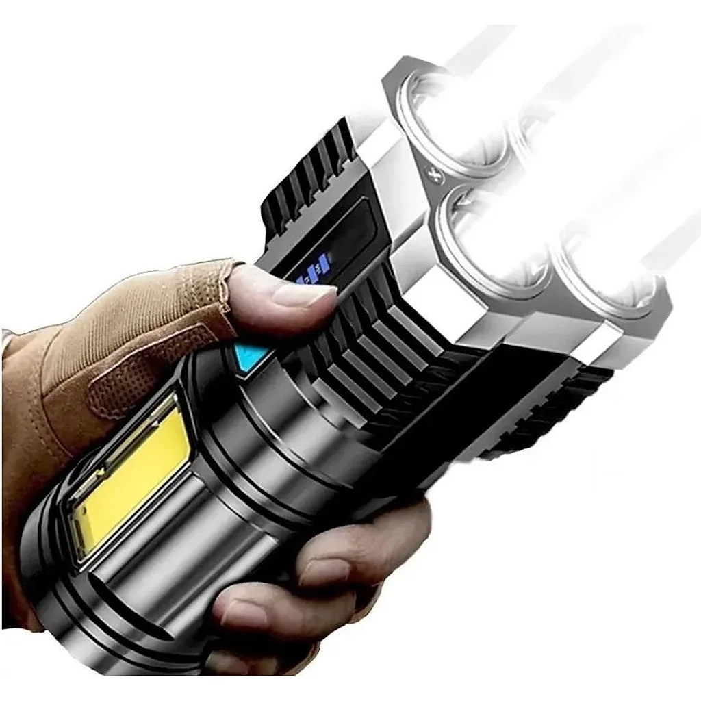 Lanterna led tática potente 4 núcleos — imagem 3