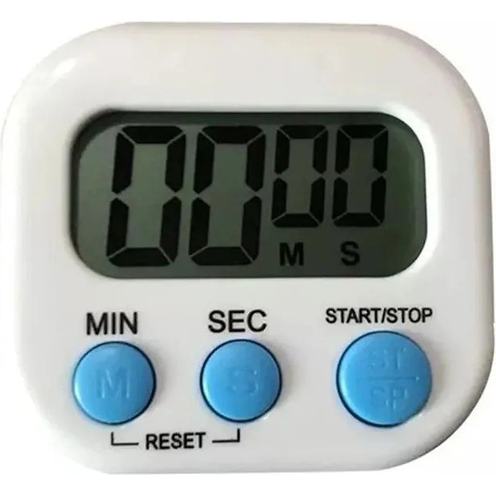 Timer cronometro temporizador lcd digital despertador — imagem 4