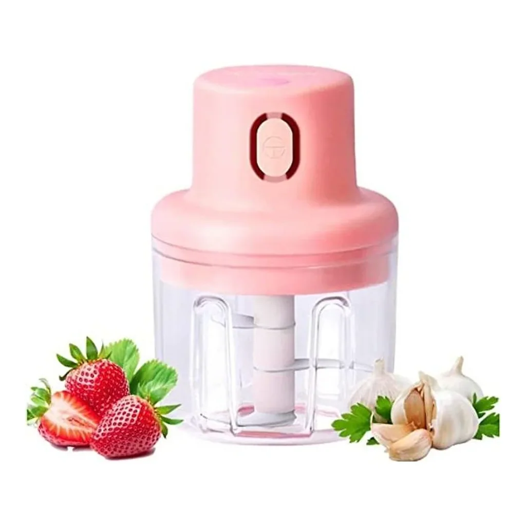 Mini processador e triturador de alimentos elétrico recarregável 250ml — imagem 7