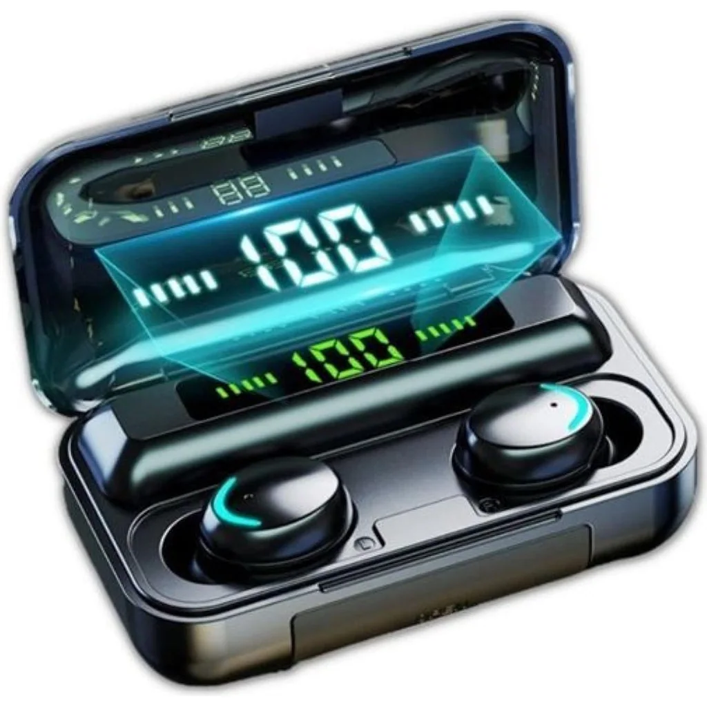 Fone sem fio alto discreto potente powerbank