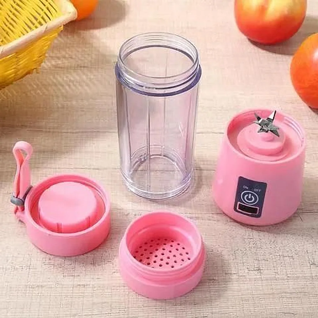 Mini Liquidificador Portátil 380ml 6 Lâminas USB — imagem 5