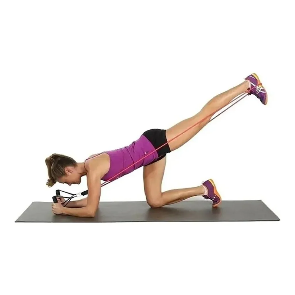 Kit elásticos para exercícios multitarefas resistentes fitness — imagem 2