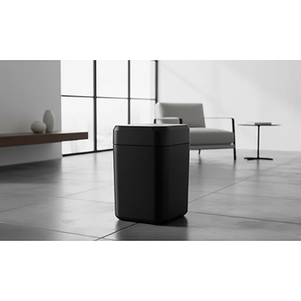 Lixeira Inteligente Touchless 17L Preto Fosco — imagem 3