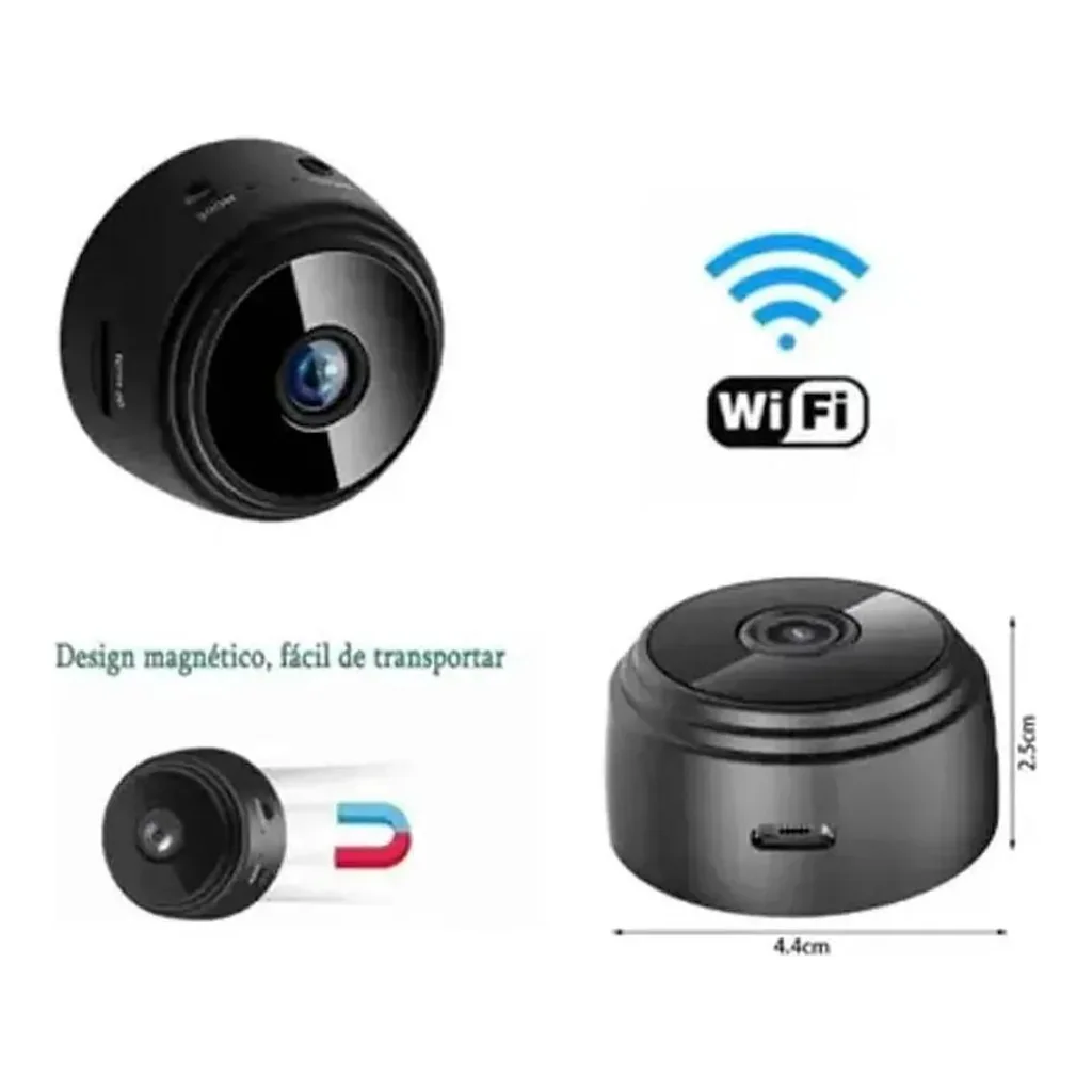 Mini Câmera de Segurança Monitoramento A9 — imagem 2
