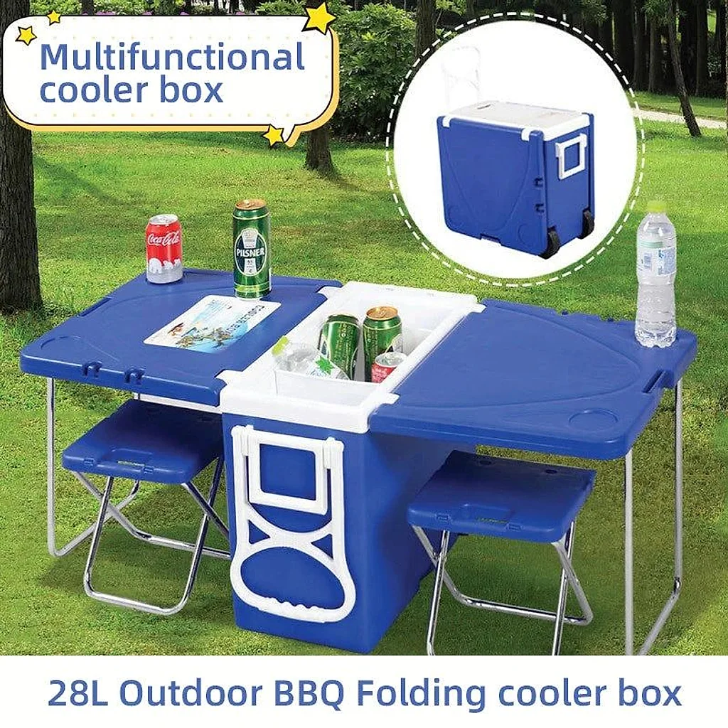 Super Caixa Térmica Cooler Multifuncional 32L 5 em 1 — imagem 7