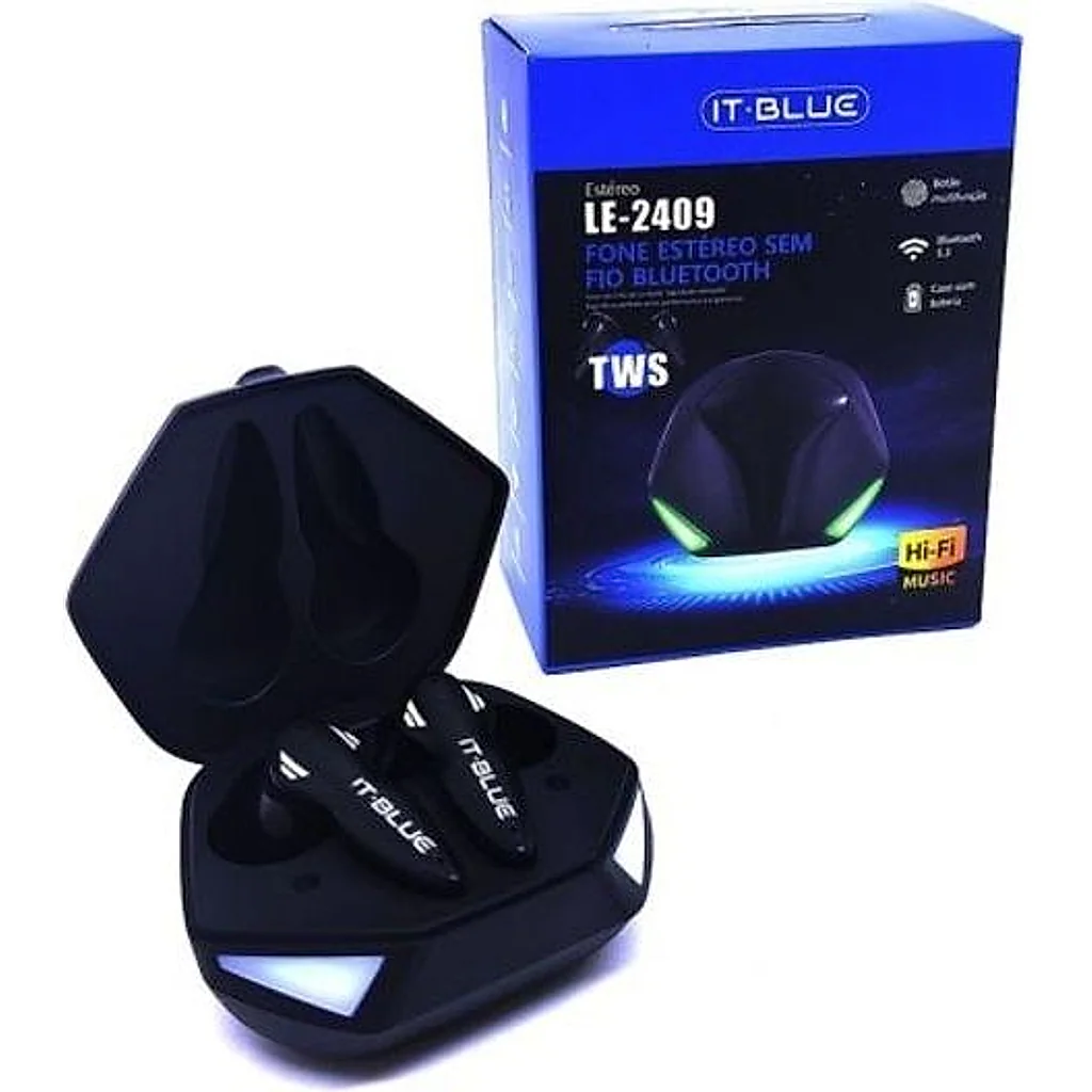 Fone de ouvido sem fio bluetooth 5.3 le2409 — imagem 5