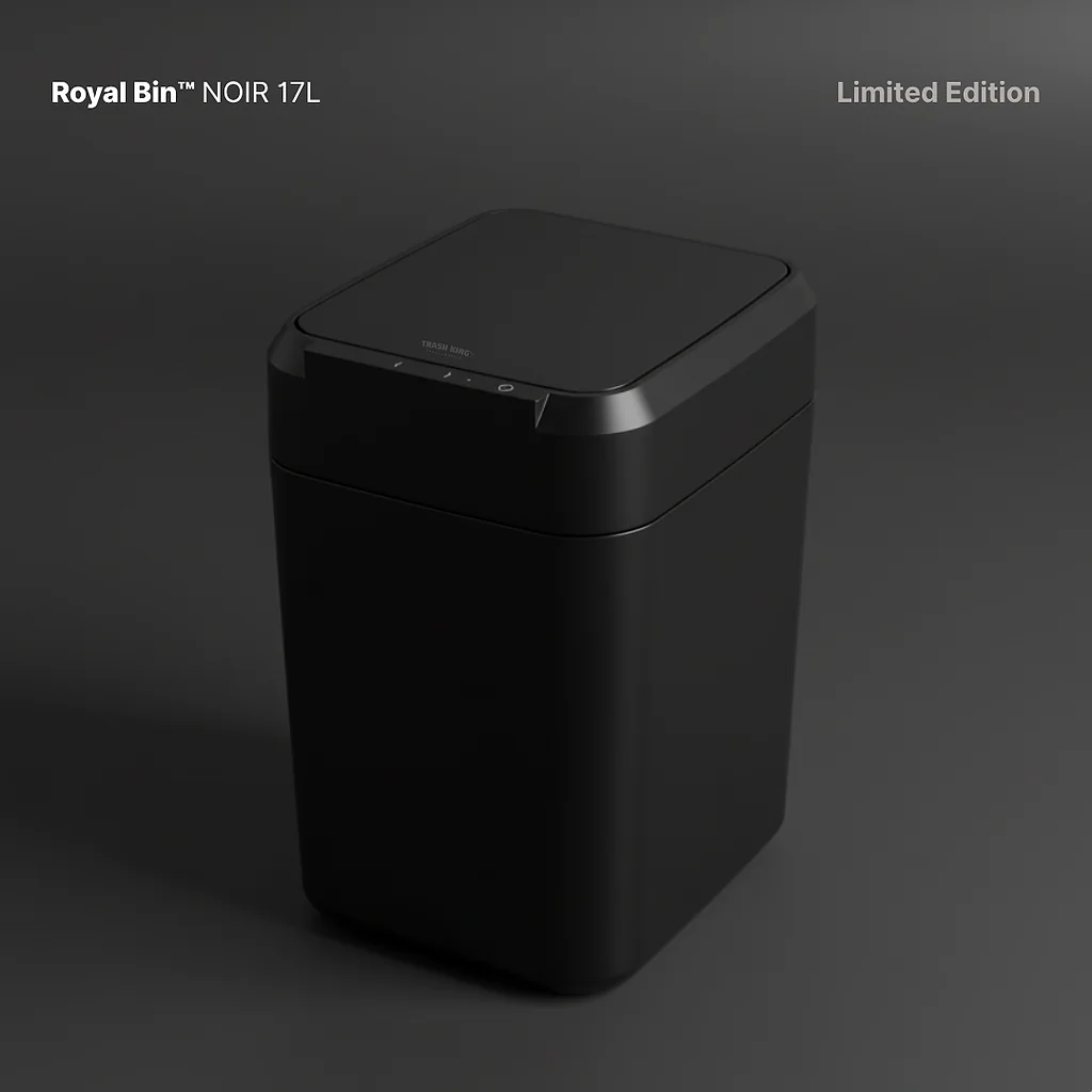 Lixeira Inteligente Touchless 17L Preto Fosco — imagem 9