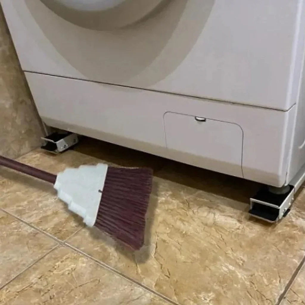 Suporte base com rodinhas para geladeira, fogão e máquinas de lavar — imagem 3