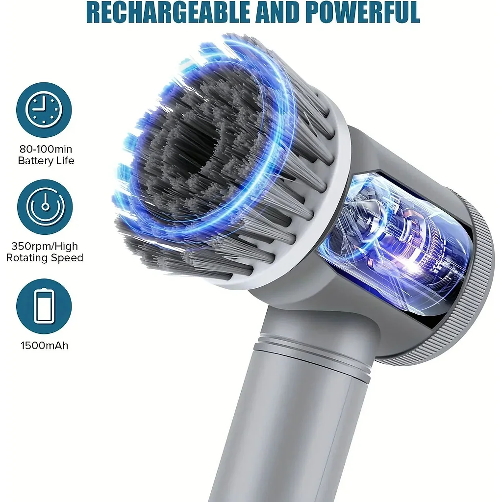 Escova de Limpeza Elétrica Portatil — imagem 2