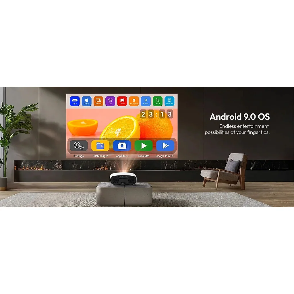 Projetor Smart Full HD com Android (aceita 4K) — imagem 9
