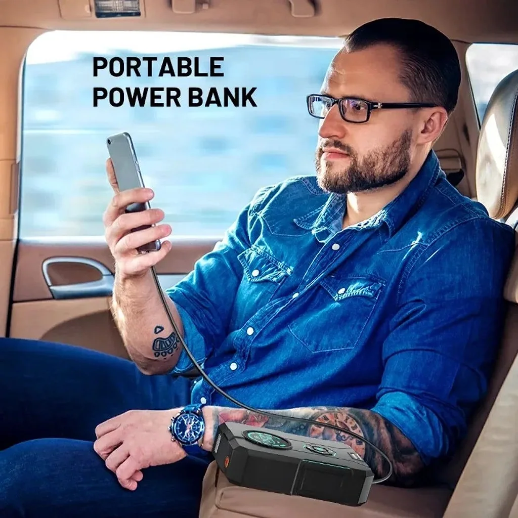 Compressor de Ar Portátil 3 em 1 com Power Bank — imagem 4