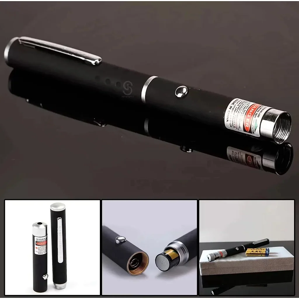 Caneta laser verde 5 pontas c/ efeitos para reuniões longo alcance — imagem 7