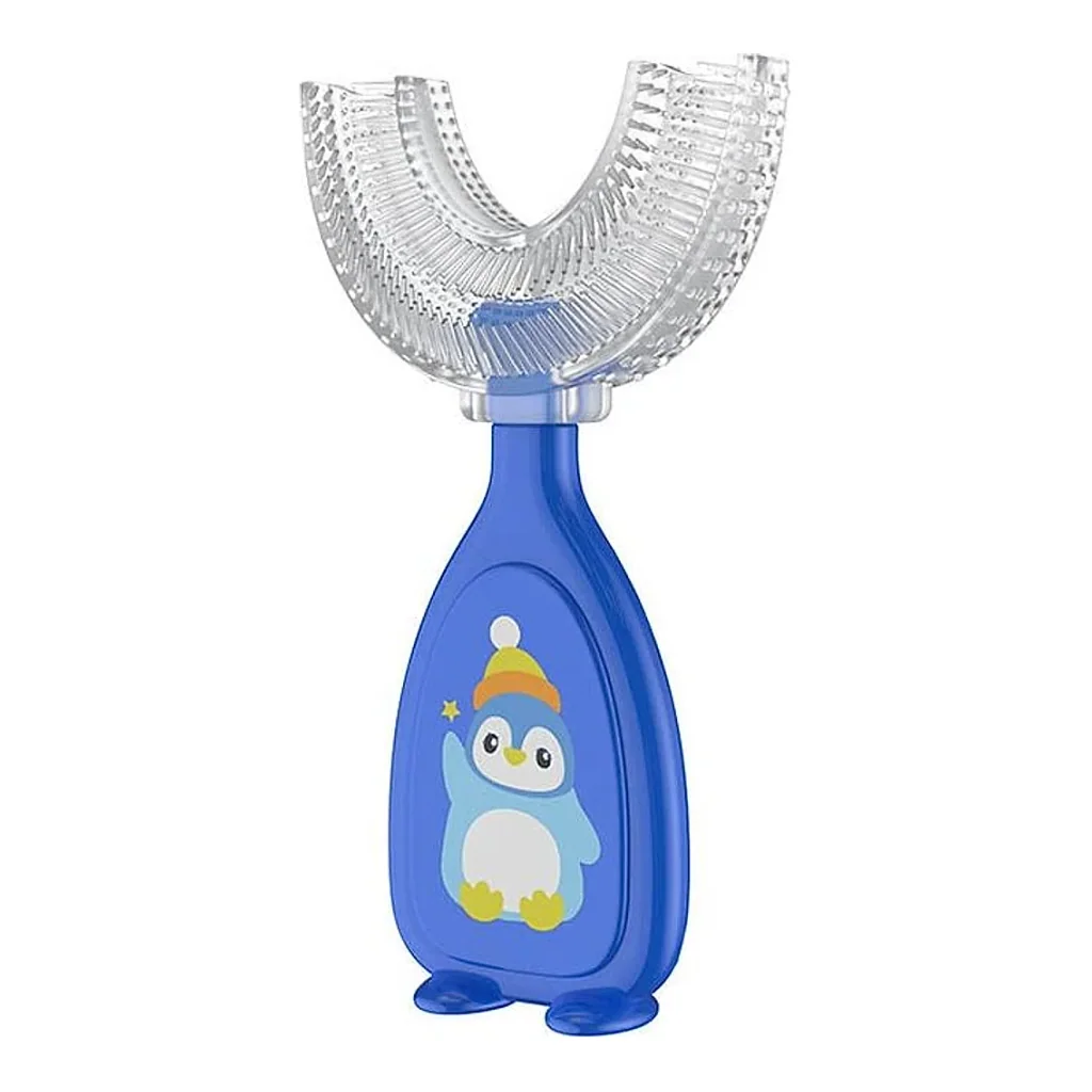 Escova de dente infantil formato u 360 graus — imagem 11
