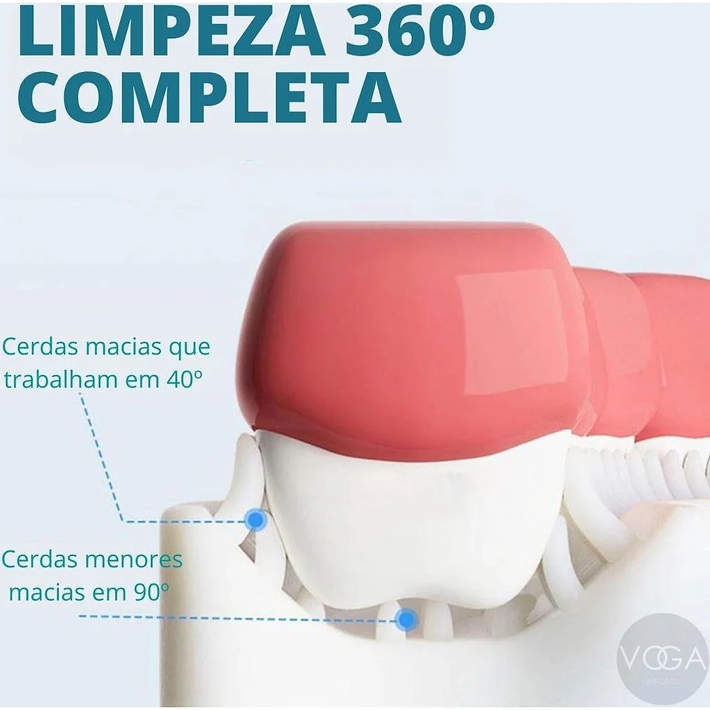 Escova de Dente Infantil 360 em Forma de U 2 a 6 Anos 6 a 12 anos — imagem 7