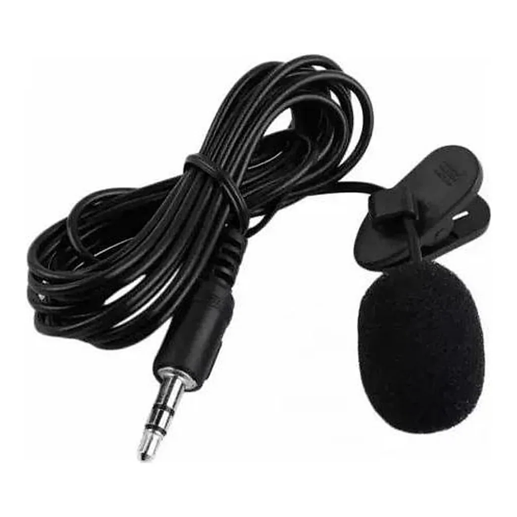 Microfone de lapela c/fio