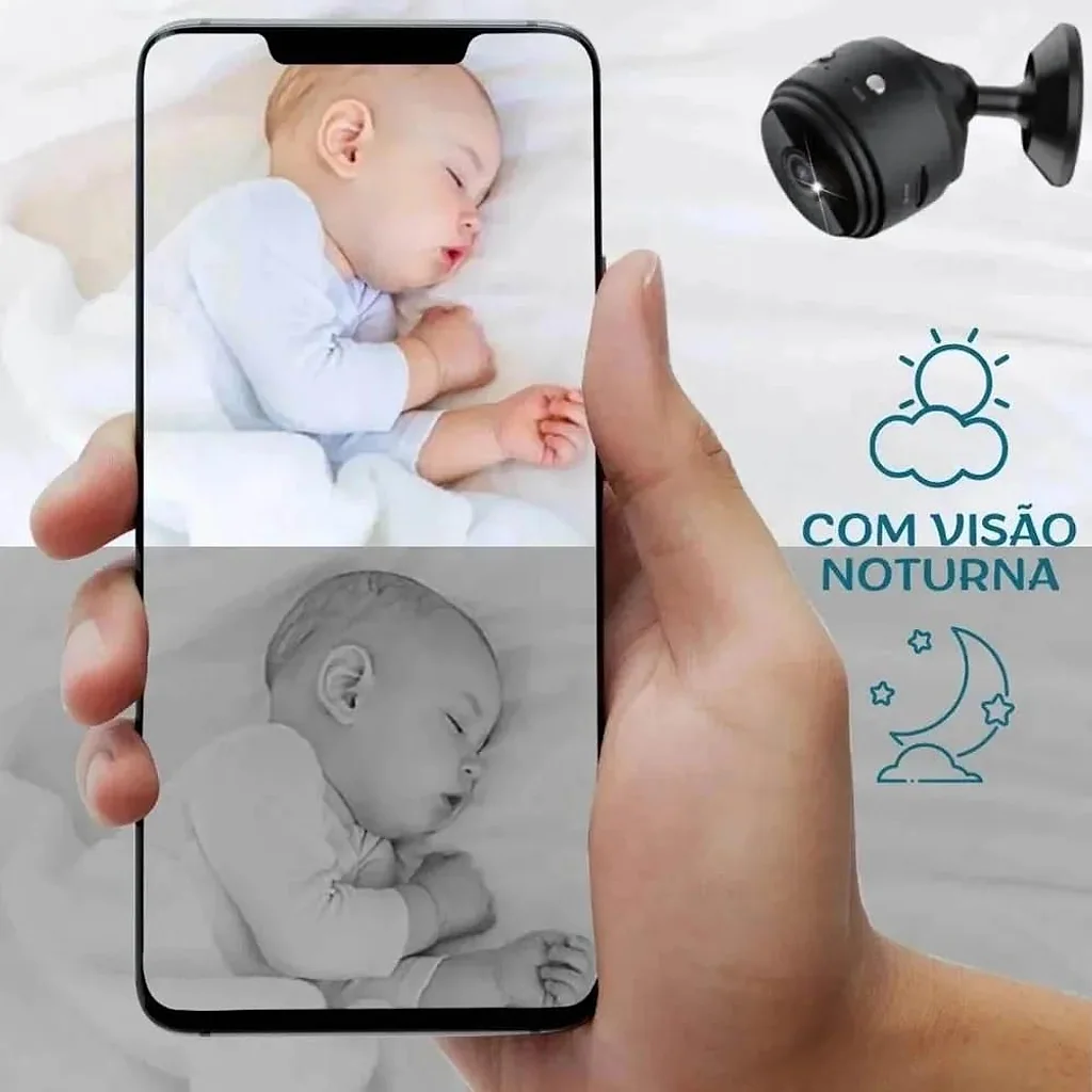 Mini Câmera de Segurança Monitoramento A9 — imagem 3