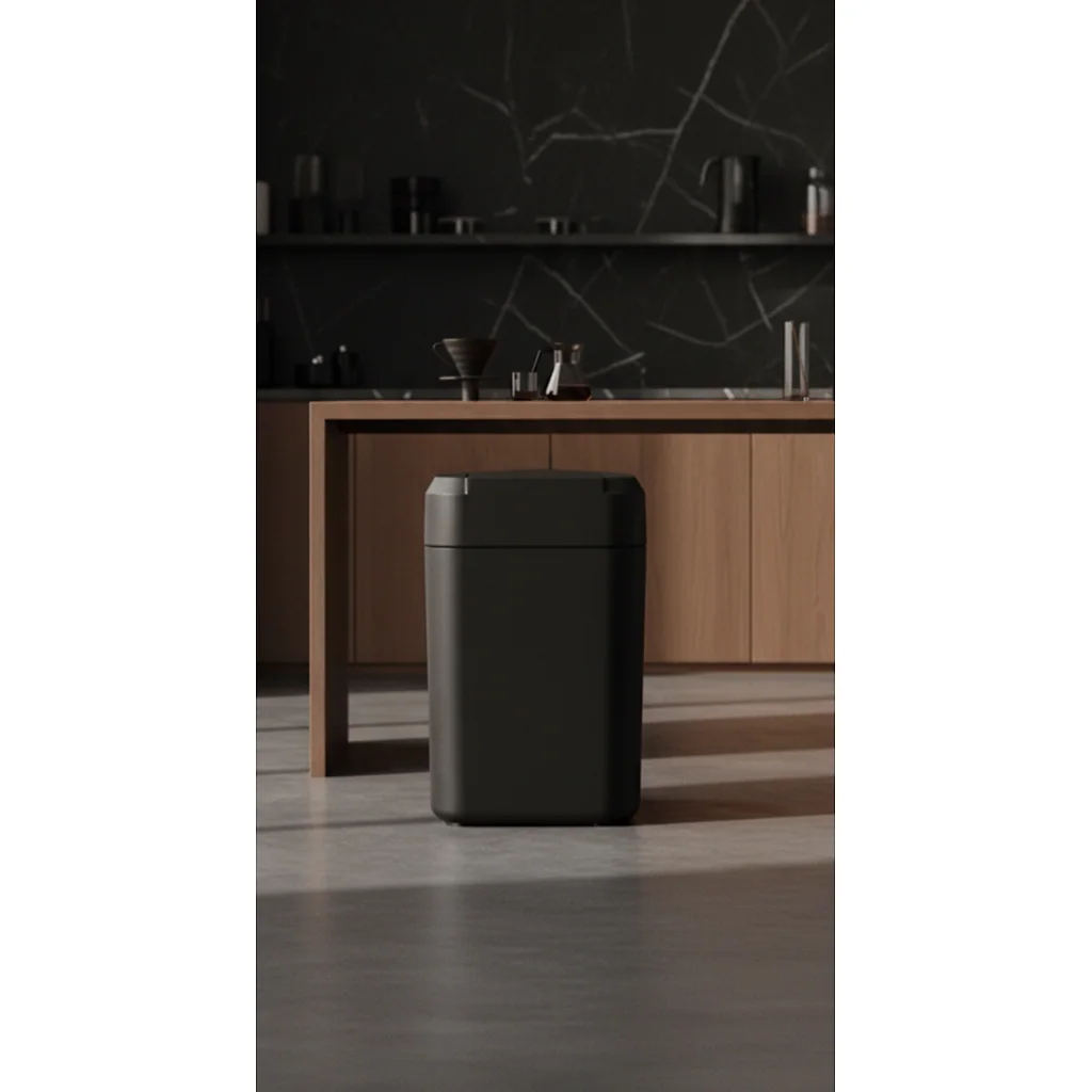 Lixeira Inteligente Touchless 17L Preto Fosco — imagem 7