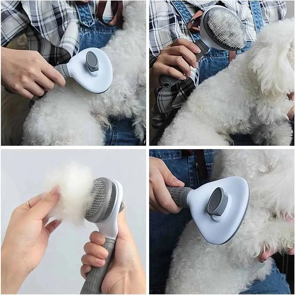 Pente Escova Removedora de Pelos de Cachorro e Gato — imagem 6